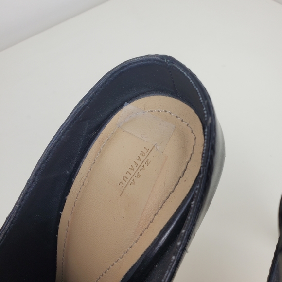 Zara women shoes black size 39 heels - Picture 7 of 13